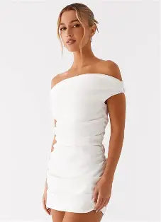 Mini off shoulder - White